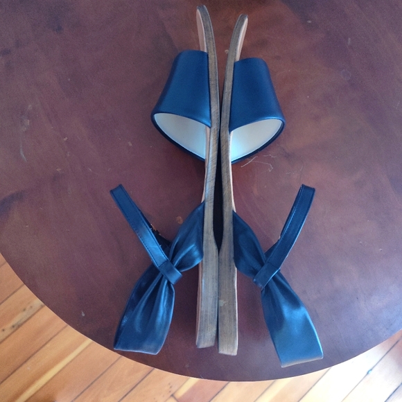 Pappagallo blue low slingback sandals - Picture 4 of 7